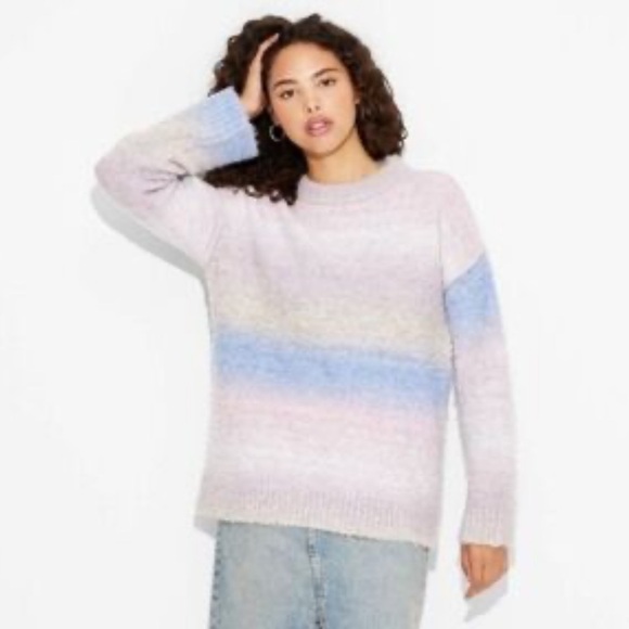 Wild Fable Pastel ombre Sweater - Picture 4 of 6